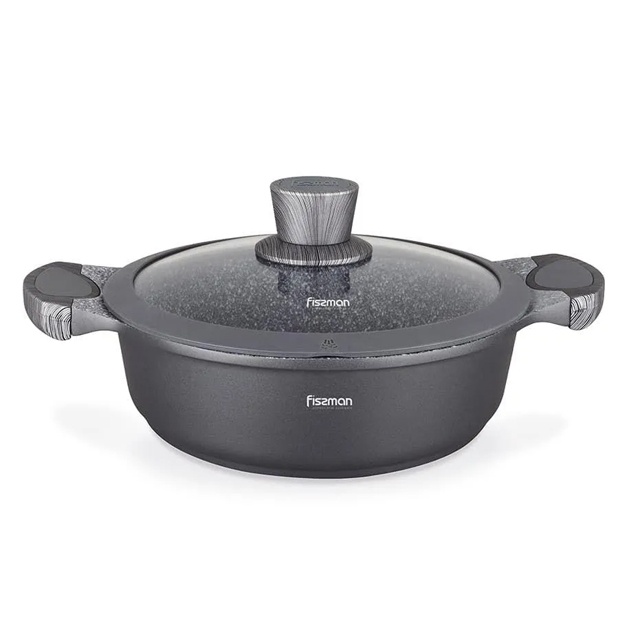 Сотейник алюминиевый Fissman Prestige 28x8см / 4,1л 5043