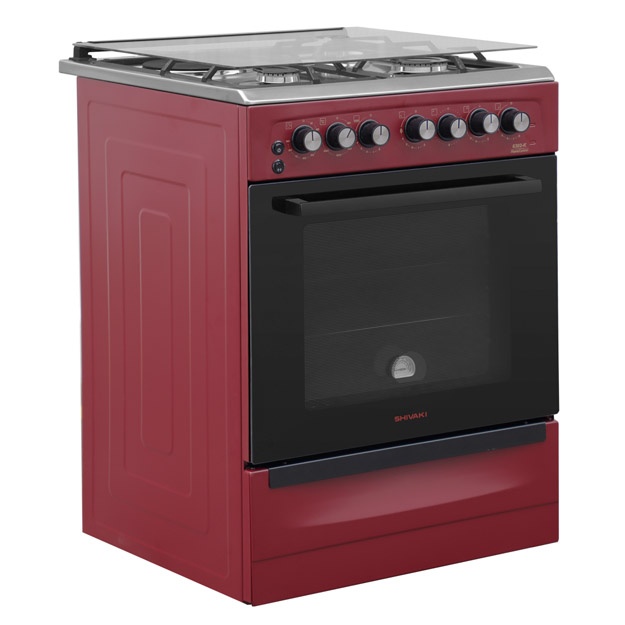 Gaz plita Shivaki 6302-K Bordo rang