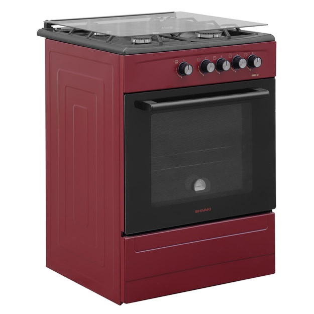 Gaz plita Shivaki 6400-G Bordo rang