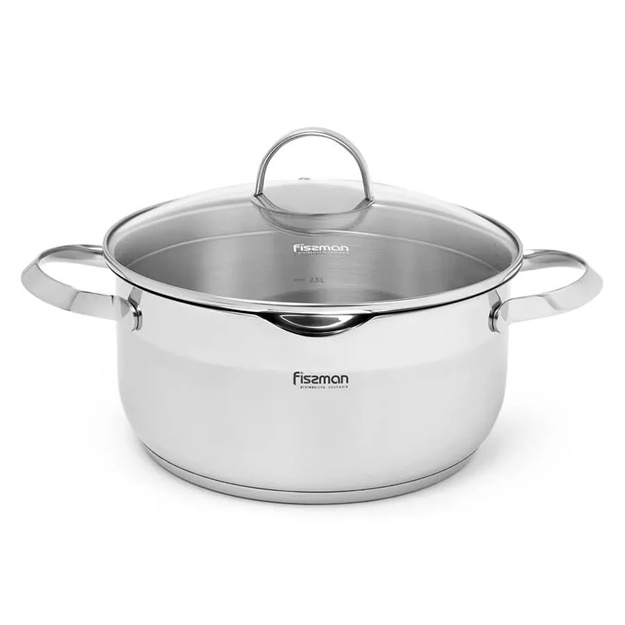 Кастрюля из нержавеющей стали Fissman Callisto 3,4л 5207
