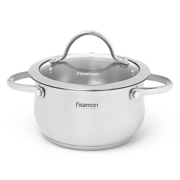 Zanglamaydigan po‘lat qozon Fissman Valery 1,6l 5411