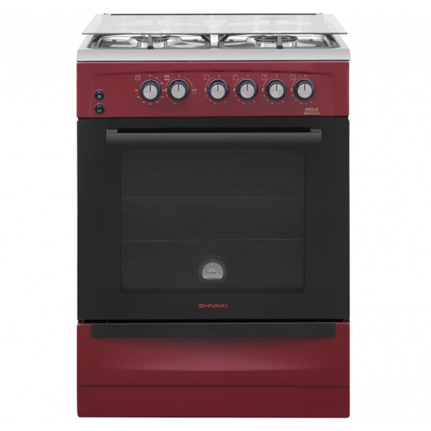 Gaz plita Shivaki 6402-G Bordo rang