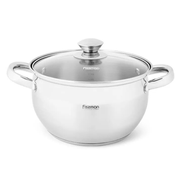 Кастрюля из нержавеющей стали Fissman Prime 2,7л 5512