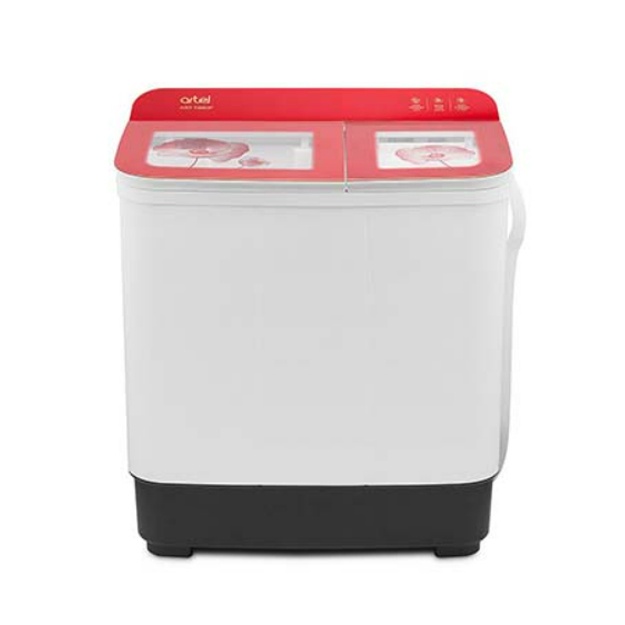 Yarim avtomatik kir yuvish mashinasi Artel ART-TG-60F (oq/qizil)