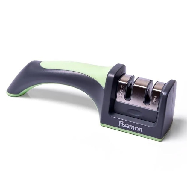 Pichoq o‘tkirlagich 19x5x6sm ikki bosqichli o‘tkirlash Fissman 2961
