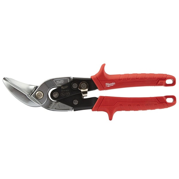 Qo‘l asbobi 45 gradusli metall uchun qaychi Milwaukee Chap kesilgan New 48224512