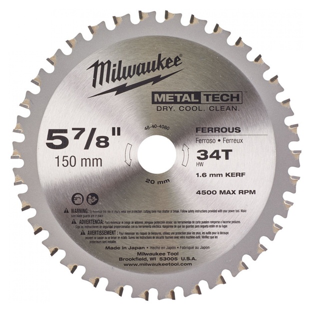 Metall uchun arra pichog‘i 150x20 mm Z34 Milwaukee