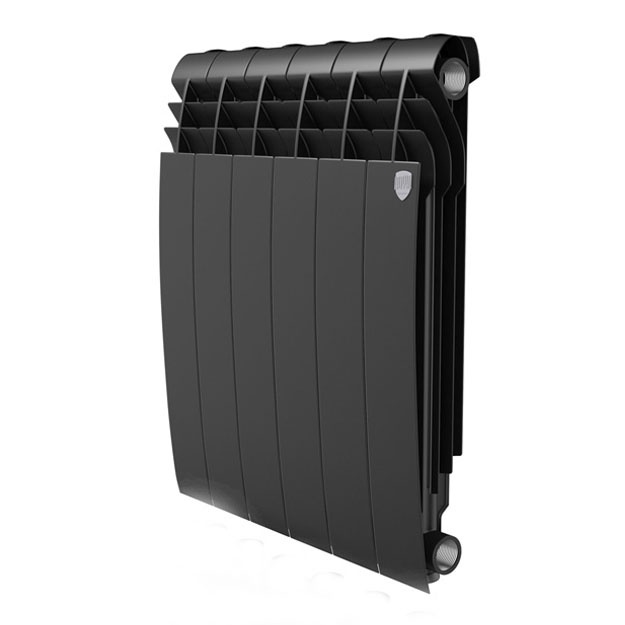 Alyuminiy radiator Royal Thermo BiLiner 500 Qora