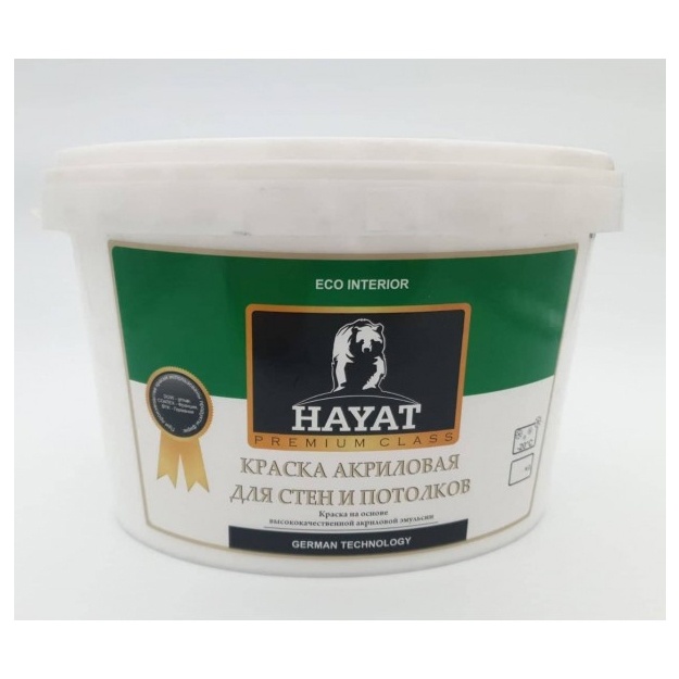 Ichki Emulsiya HAYAT ECO INTERIOR 4,5kg