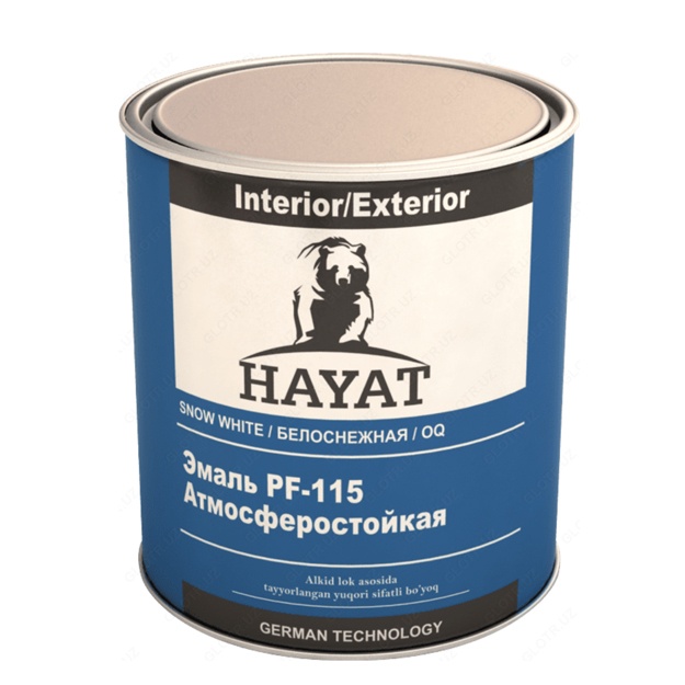Атмосферостойкая эмаль ПФ-115 Hayat 22 кг