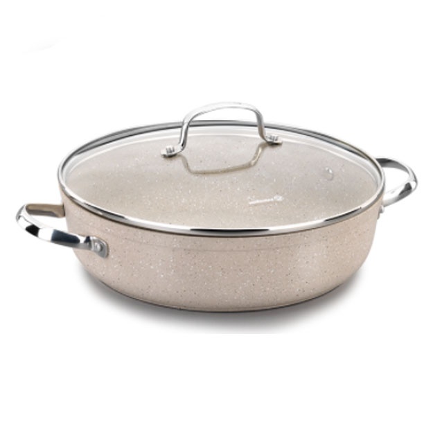 Алюминиевая низкая кастрюля Korkmaz Granita A1263 3.5л