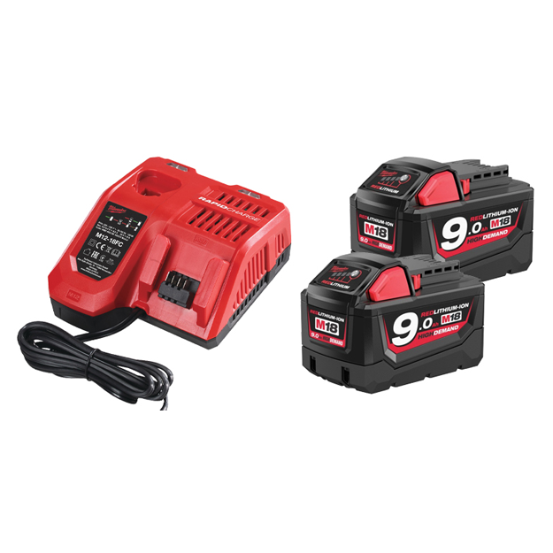 Batareyalar to‘plami Milwaukee M18 NRG-902 (4933451422)