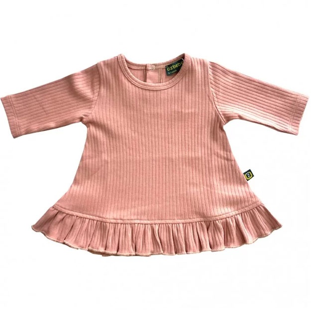 Qizlar uchun liboslar O'zbebek A22-01-0020 62-68sm (3-6oy) Pushti