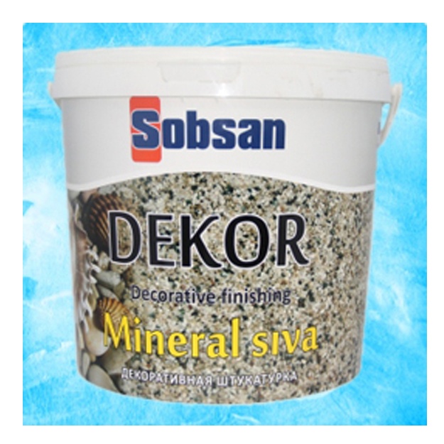 Dekorativ qoplama  Dekor Sobsan  ( Mineral siva) 25kg