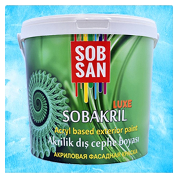 Fasad emulsiyasi  Sobacril Luxe Sobsan 10 kg