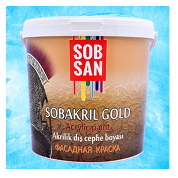 Fasad emulsiyasi  Sobakril Gold Sobsan 10 kg