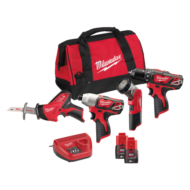 Uskunalar to‘plami Milwaukee M12 VPP4A-202V (4933441240)