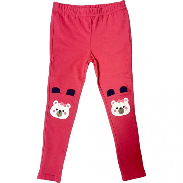 Bolalar uchun leggings O'zbebek O'ZLNA03 Pushti 98-104sm (3-4yosh)
