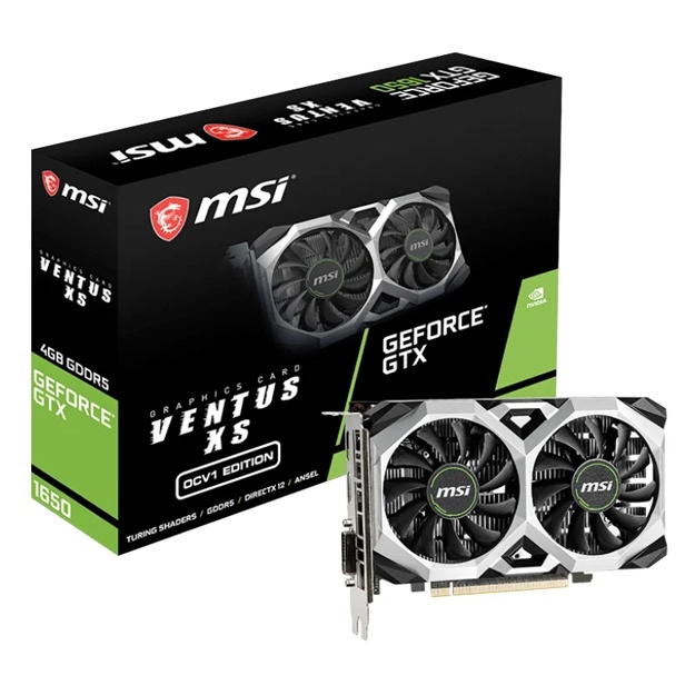 Видеокарта MSI GTX 1650 VENTUS XS OCV1 4GB