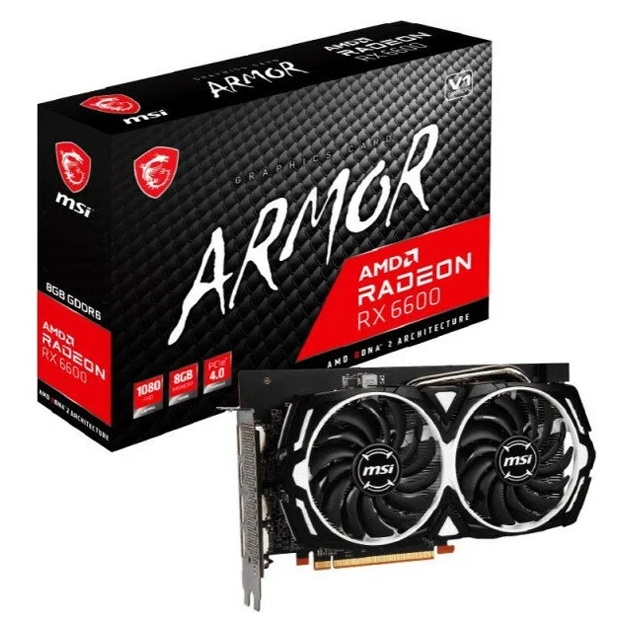 Видеокарта MSI Radeon RX 6600 Armor V1 8GB