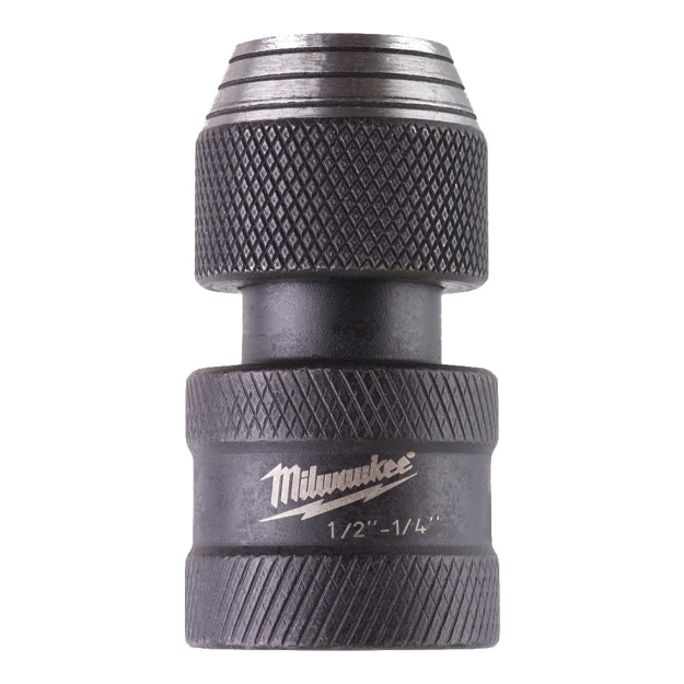 Переходник с 1/2 квадратный хвостовик на 1/4HEX Milwaukee (4932471828)