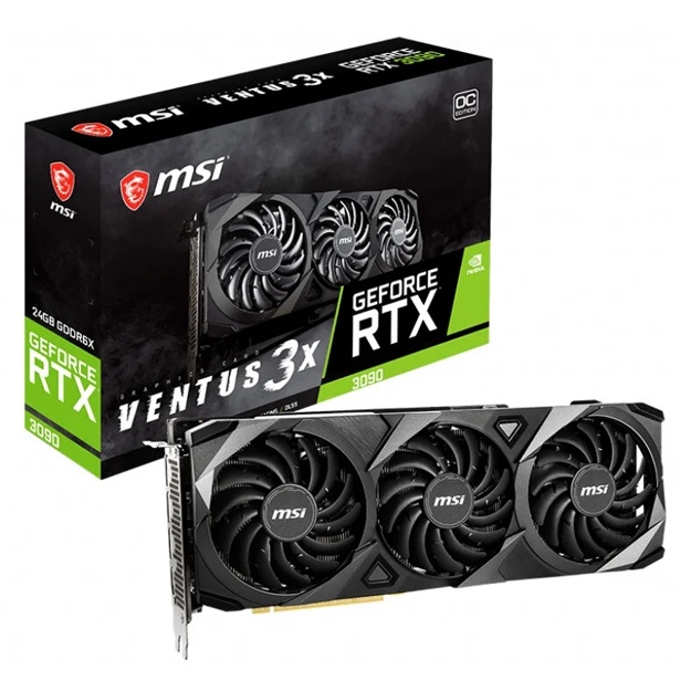 Видеокарта MSI RTX 3090 Ventus 3X OC RU 24GB