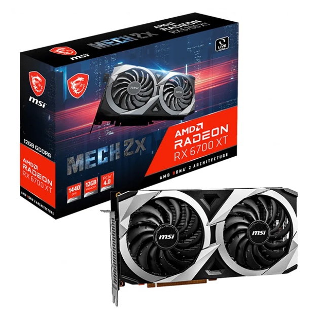 Видеокарта MSI RX 6700 XT MECH 2X 12GB GDDR6