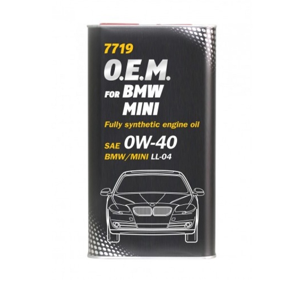 Motor moyi Mannol O.E.M. 7719 for BMW Mini 0W-40 Metal 4l