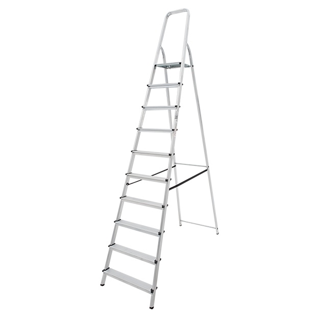 Стремянка алюминиевая NV1110 1×10 cтупени