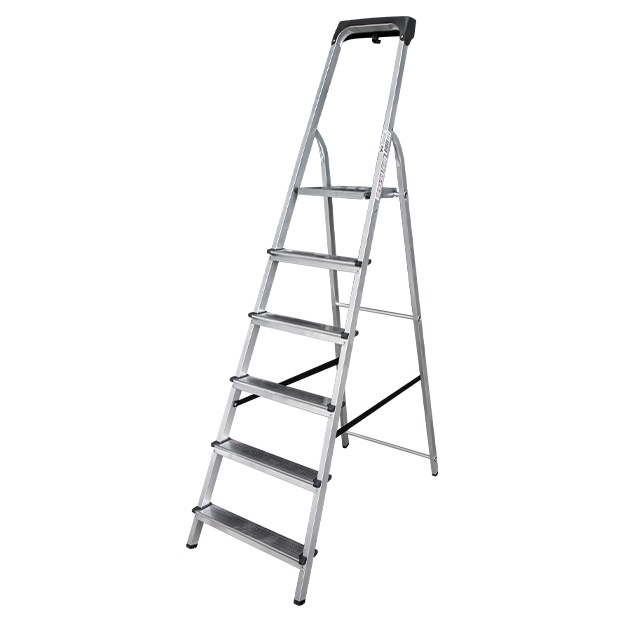 Organizatorli alyuminiy narvon NV1115 1×6 qadam