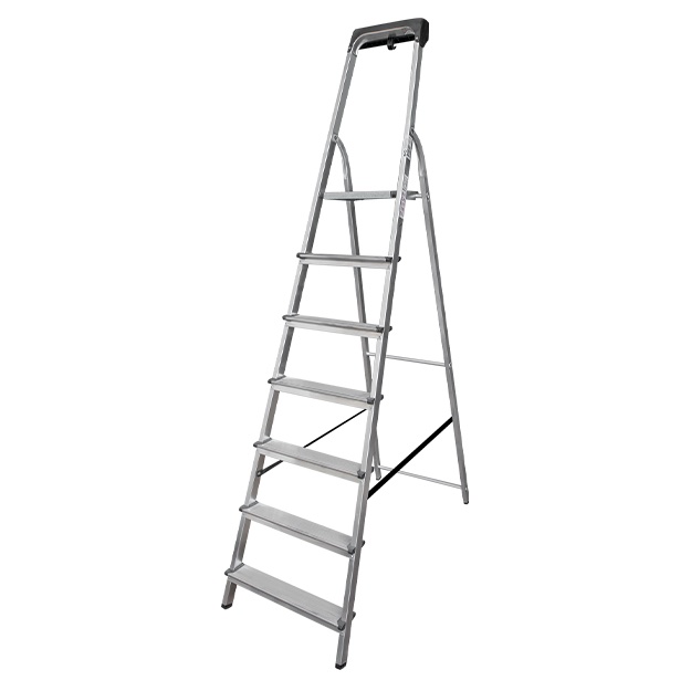 Organizatorli alyuminiy narvon NV1115 1×7 qadam