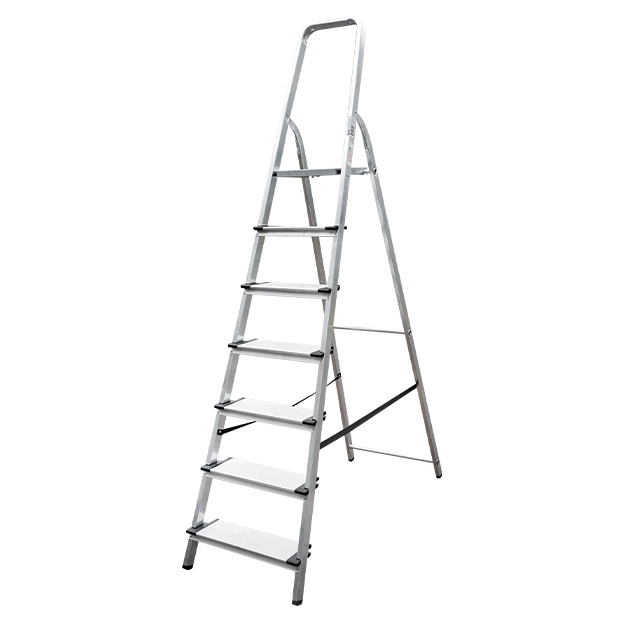 Qadamli alyuminiy zinapoya 130 mm NV1117 1×7 qadam