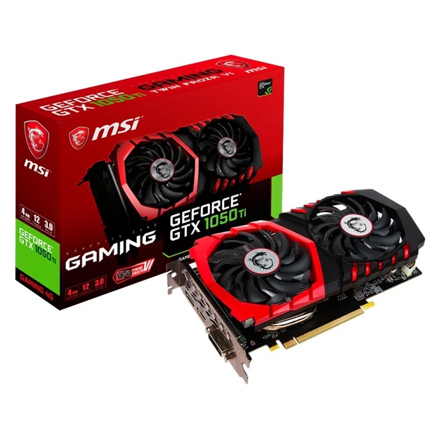 Videokarta MSI GTX 1050 Ti Gaming 4GB