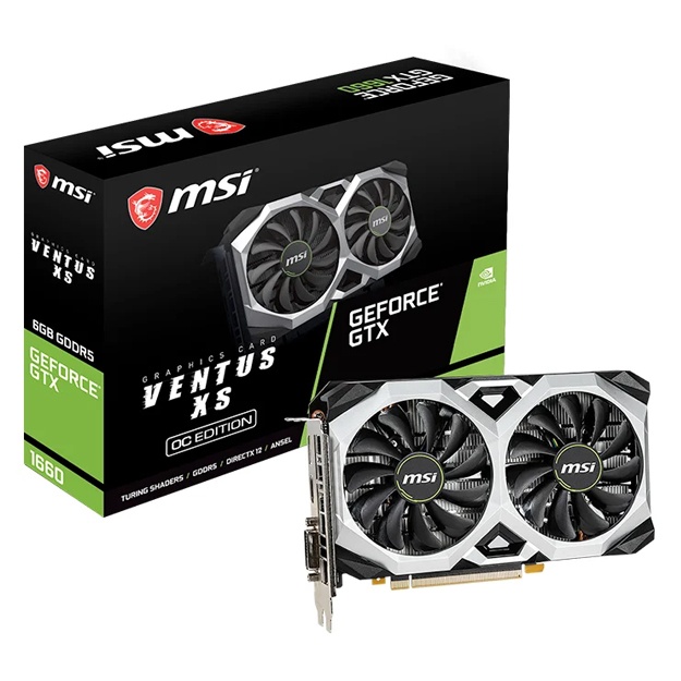Videokarta MSI GTX 1660 VENTUS XS OCV1 6GB