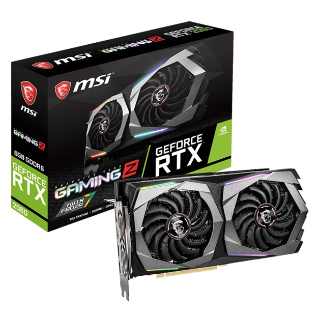 Видеокарта MSI GTX 2060-Gaming-Z 6GB