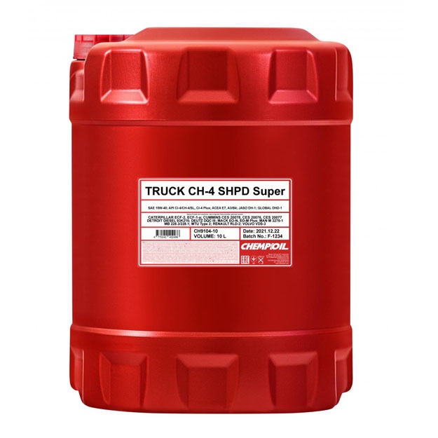 Motor moyi Chempioil CH-4 TRUCK Super SHPD 15W-40 10 l