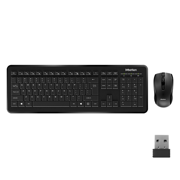 Simsiz klaviatura + sichqoncha Meetion MT-C4120 Qora