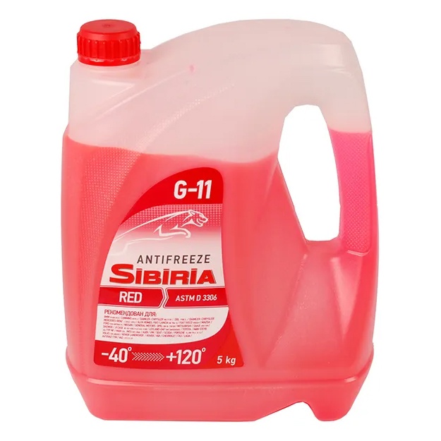 Antifriz Sibiria -40 qizil G11 5 l