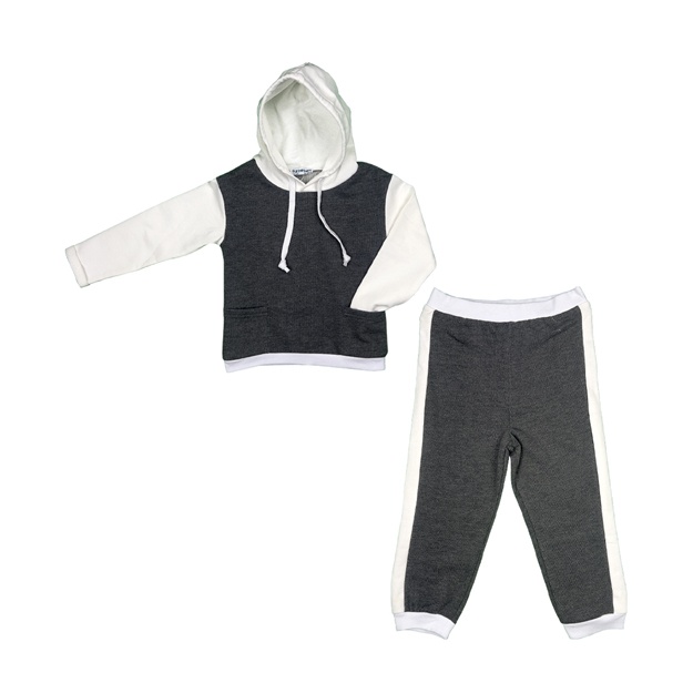 Комплект для мальчиков/ для девочек O'zbebek OZBSPKA02 86-92см (18-24)м Бело-Серый