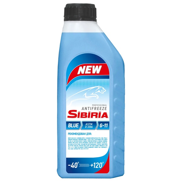 Antifriz Sibiria -40 ko‘k G11 1 l