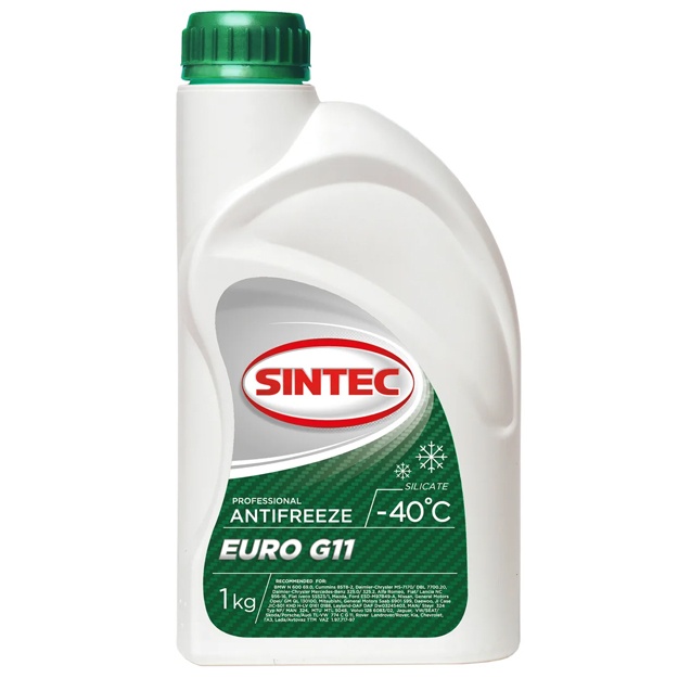 Antifriz Sintec Euro yashil G11 1 l