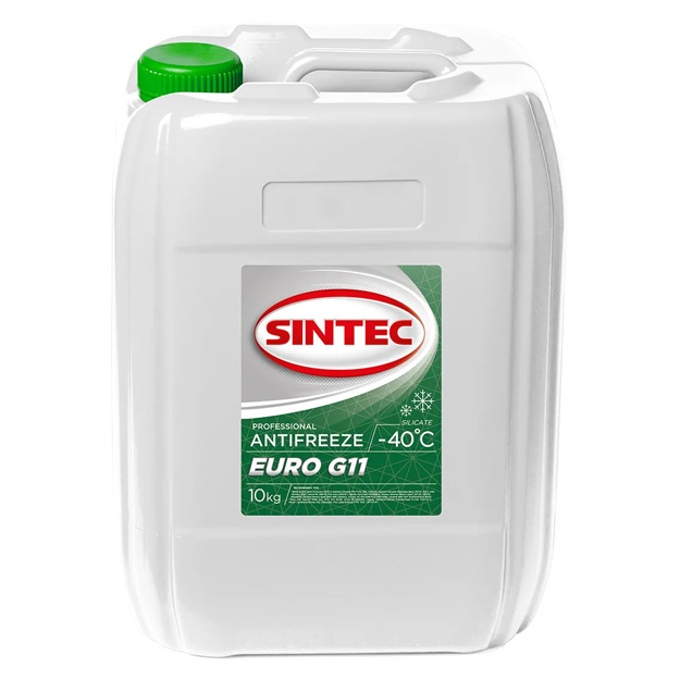 Antifriz Sintec Euro yashil G11 10 l
