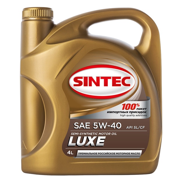 Синтетическое масло Sintec Luxe SAE 5W-40 API SL/CF  4л