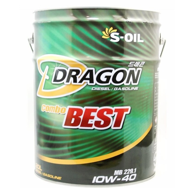 Dizel moyi   S-oil Dragon combo best  10W-40  20l