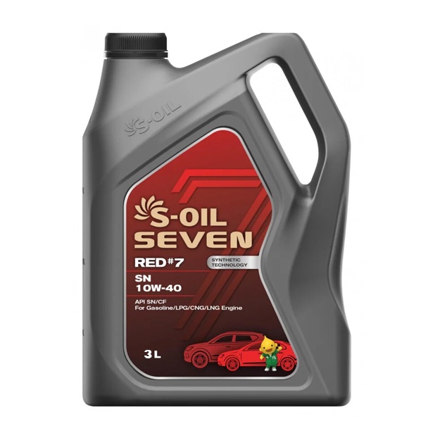 Yarim sintetik moy S-oil DRAGON #7 SN 10W-40  3l
