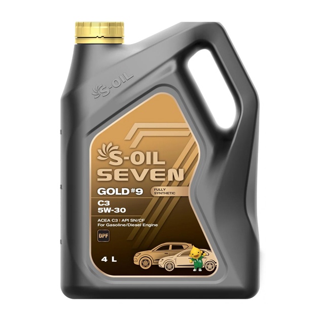 Sintetik moy S-oil SEVEN GOLD SAE #9 C3 5W-30  4l