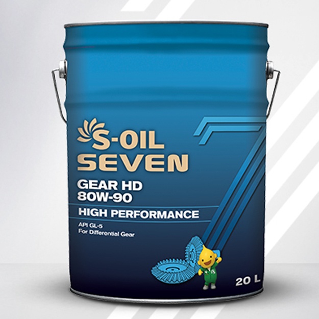 Transmissiya moyi S-oil Dragon gear hd 80W-90  20l