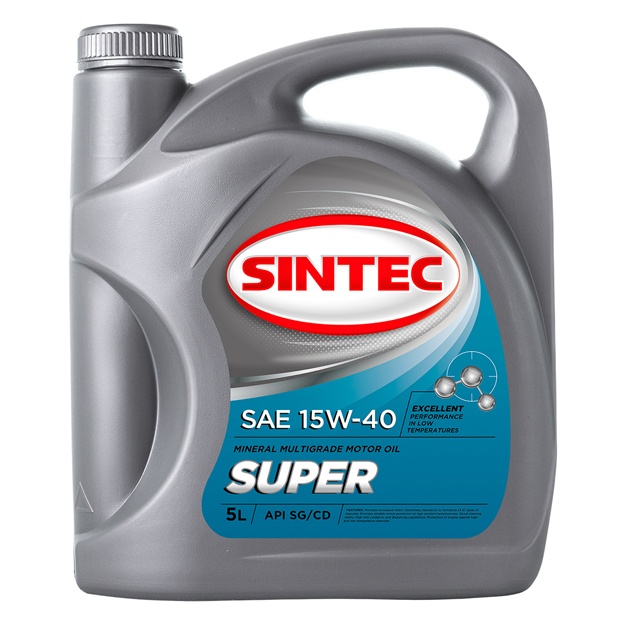 Mineral moy Sintec Super 15W-40 5 l