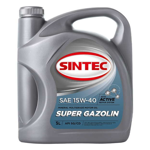 Mineral moy Sintec Super Gazolin 15W-40 5 l