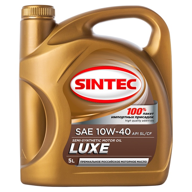 Yarim sintetik moy Sintec Luxe 10W-40 5 l